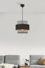 Opviq Cascade Gris y Negro